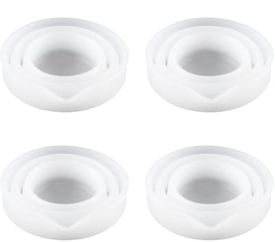 Dailygoods- Doseerbal 100 ml - Opvouwbare Siliconen Maatbeker - Set
