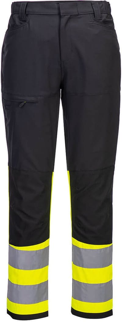 Portwest WX2 Eco Hi-Vis Klasse 1 Service Broek CD888 - Geel/Zwart - 28
