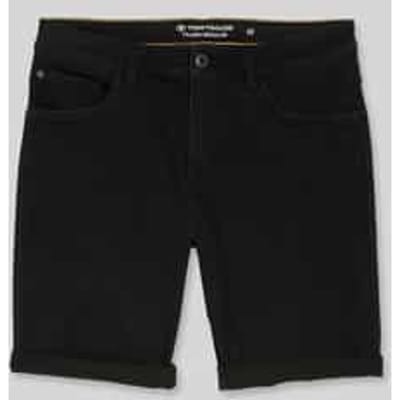 regular fit jeans bermuda van katoenmix