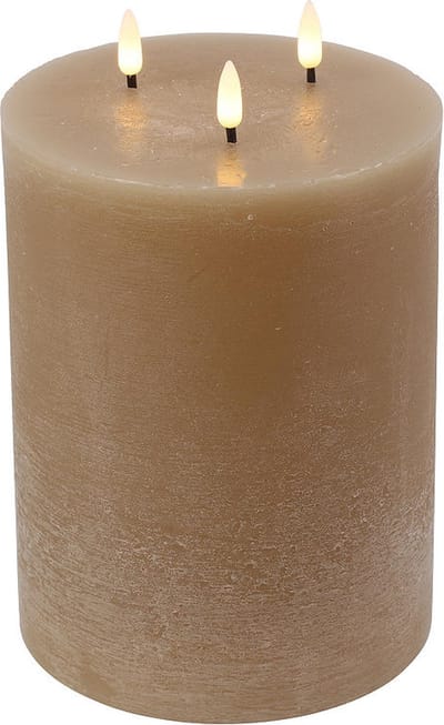 Countryfield LED stompkaars speelgoed beige 15x15x22,5cm decoratief.