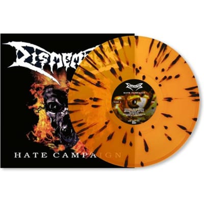 Dismember - Hate Campaign (Transparent Orange With Black Splatter Vinyl)