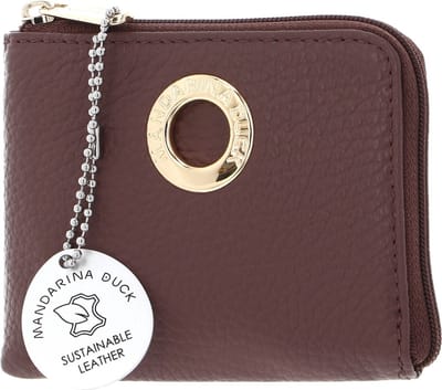MANDARINA DUCK Leren Portemonnee Mellow Leather Wallet Balsamic Mauve