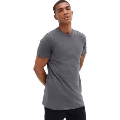 Fruit Of The Loom Heren Crew Neck Korte Mouw T-shirt-Donkergrijs (5 pak)