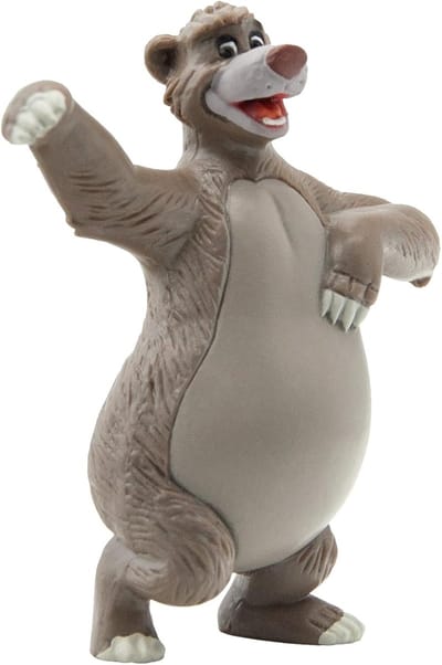 Bullyland 12381 – Speelfiguur Disney Jungle Boek met Balu – levensecht en detailrijk vormgegeven – ideaal als taartfiguur, verzamelobject of vrolijk cadeau voor kinderen vanaf 3 jaar