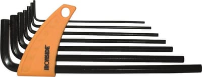 Ironside Inbussleutelset 7-delig — 5/64, 3/32, 7/64, 1/8, 9/64, 5/32, 3/16 inch met houder