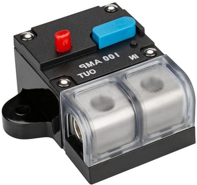 Zekeringhouder Omvormer - Stroomonderbreker - Auto Audio Bescherming - Handmatige Reset - 100 Ampère