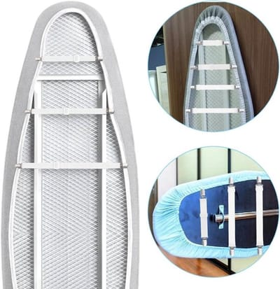Elastische Bandjes en Clips voor Strijkplank Covers - 4 Stuks