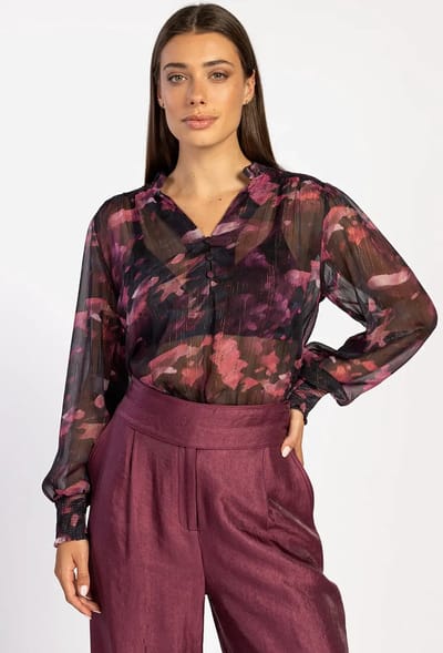 AAIKO Stella Winter Bloom Dames - Jurken - Roze - Maat XS