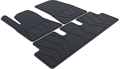 Rubber Automatten geschikt voor Tesla Model 3 - 2019-2023 - 3-delig - Uitvoering: Standard Range | Model Year 2020