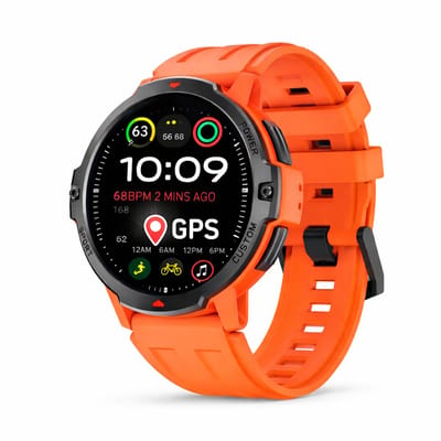 Evy24 GPS Smartwatch Heren & Dames 48mm - Outdoor Sporthorloge Heren - Zelfstandige GPS/GNSS - Belfunctie - Stappenteller - Kompas - Hoogtemeter - Barometer - 5ATM Waterdicht