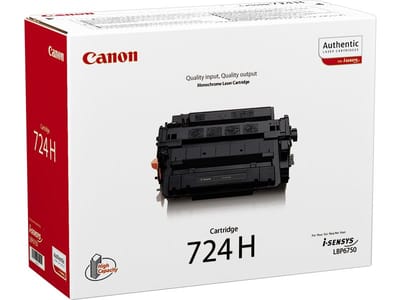 Canon 724 H toner cartridge zwart hoge capaciteit (origineel)