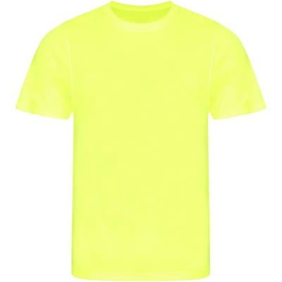 Herensportshirt 'Cool Smooth' Electric Yellow - XS
