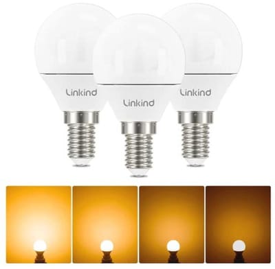 Dimbare E14 LED Lamp 4,2W Warmwit - Vervangt 40W, 3 Stuks