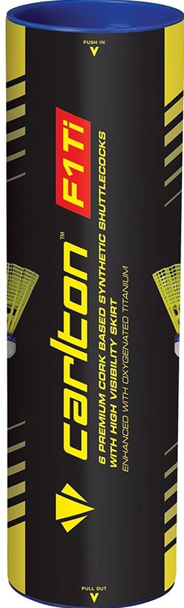 Carlton F1 Ti Badminton Ball yellow / cork