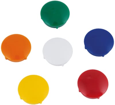 Plakmagneten 21 mm in doos 72 stuks