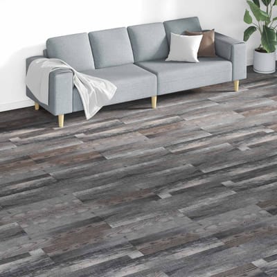 vidaXL - Vloerplanken - Grijs - 5,26 - m² - 18 - st - PVC