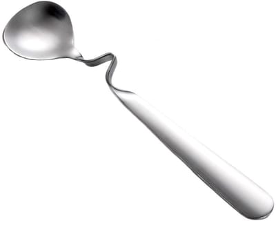 2 stuks hangende koffielepel - roerkoffielepel - gebogen handvat jamlepel - roestvrij staal honinglepel dessertlepel -koffielepels gebogen roerlepel roestvrij staal koffie roerlepel- voor thee/koffie/dessert (zilver)