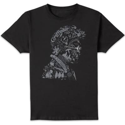 Harry Potter Harry Potter Head t-shirt - Zwart - S