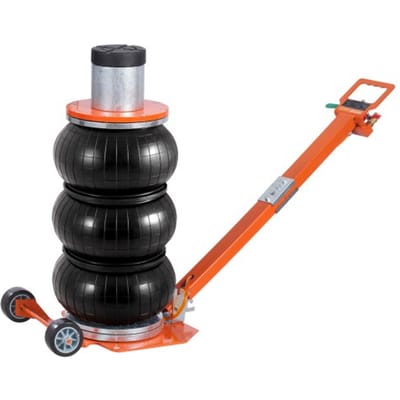 VEVOR Pneumatische krik 3 ton met verhoogde kolom en verstelbare handgreep, gemakkelijk op te tillen en ruimtebesparende krik met dikke rubberen pad, voor sedan, SUV, pick-up