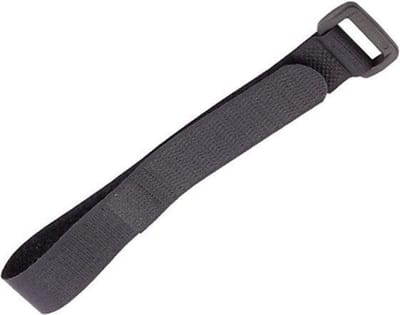 Kabelbinder met klittenband - 15cm - Zwart- 10 stuks