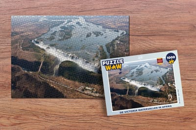Puzzel De Victoria watervallen in Afrika - Legpuzzel - Puzzel 1000 stukjes volwassenen