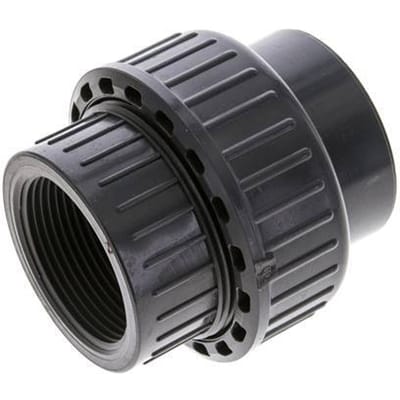 PVC Lijmmof Binnendraad Rp 1-1/2'' FKM