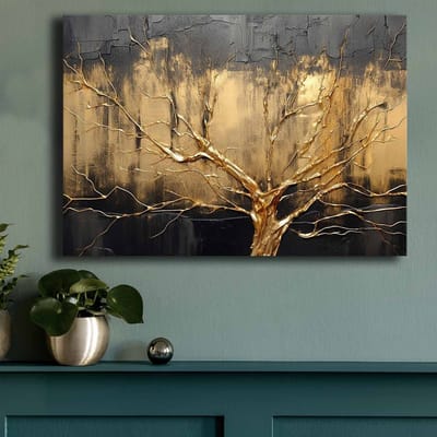 Asir - Decoratief schilderij op canvas - Veelkleurig - 100% canvas (dikte: 2,8 mm) - 72 x 5 x 102 cm