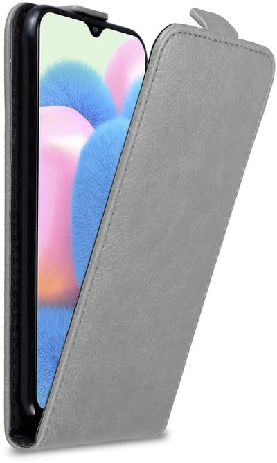 Cadorabo Hoesje geschikt voor Samsung Galaxy A50 4G / A50s / A30s in TITANIUM GRIJS - Beschermhoes in flip design Case Cover met magnetische sluiting