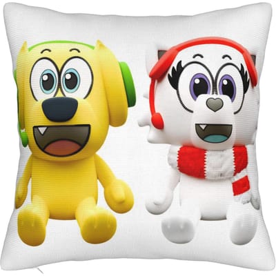 Superdog Tylers Snowi Foxs Kussensloop Polyester Kussenhoes Decoraties Spel Anime Sierkussenhoeshoes Stoel Rits 40X40cm 50x50cm