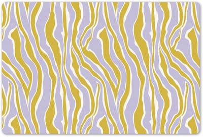 Placemats 45x30 cm - Placemat kunststof - 1 stuk - Zebra - Modern - Meerkleurig - Borden onderleggers - Decoratie voor op tafel - Keuken tafeldecoratie accessoires - Vinyl onderlegger - Tafelversiering