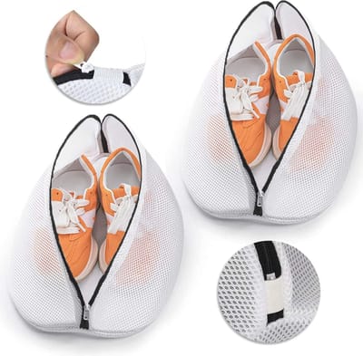 Hernieuwbare Waszak voor Schoenen en Kleding - 2 Stuks, 38 x 21 x 23 cm