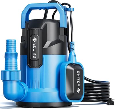 Dompelpomp - Waterpomp - Water Verwijderen - Automatische Vlotterschakelaar - 4900 GPH - Zwart