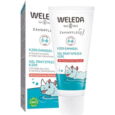 WELEDA Baby's en kinderen Kindertandgel met fluoride Tanden Unisex 50 ml