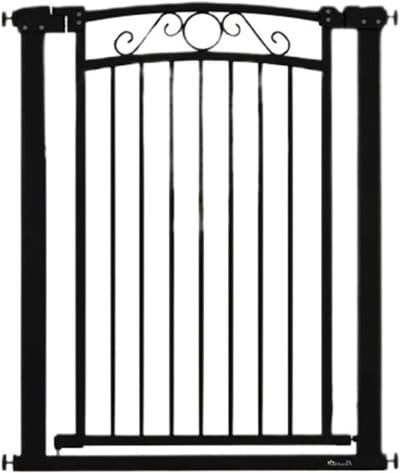 Hondenrek Verstelbaar - Huisdierenhek - Veiligheid Huisdieren - Inclusief Verlengstukken - 76-104 Cm - Zwart
