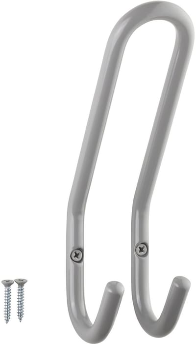 SOTECH jashaak FARA 192 x 51 mm staal grijze jashaak wandkapstok jashaak hanger