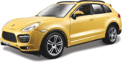 Bburago Porsche Cayenne - Modelauto - Schaal 1:24 - Geel
