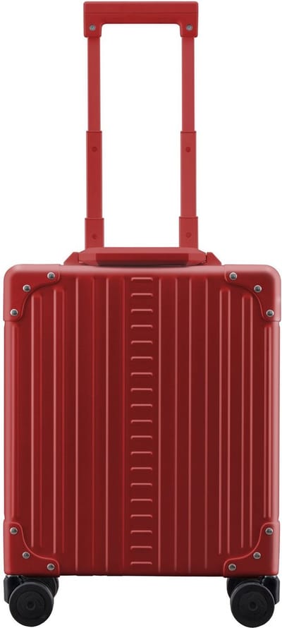 Aleon Business-cabinewagen met 4 wielen, Aluminium, 42 cm, laptopvak - Harde bagage - TSA slot - ruby