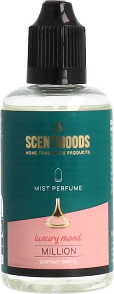 Scentmoods - Million Geurolie Voor Aromadiffuser - Geurolie Voor Oliebrander - Navulling Geurbrander - Etherische Olie - Geurverspreiders - Verdamper