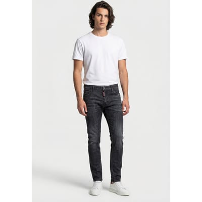 Dsquared2 Jeans 5 Pockets Black Size: W52 | Skinny Outlet | Heren | Zwart