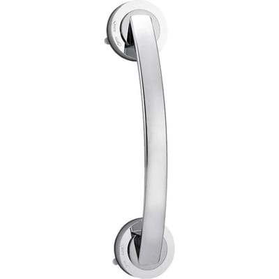 Zuignap Deurklink Stabiel Veilig Badkuip Douche Handgreep voor Koelkast Lade Badkamer Zilver white