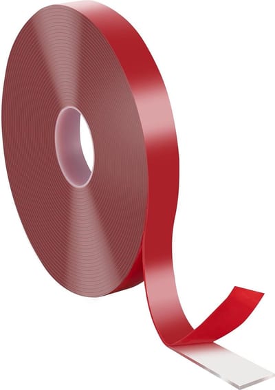 Dubbelzijdige Tape 20m x 19mm x 2mm Acryl Transparant met Sterke Hechting
