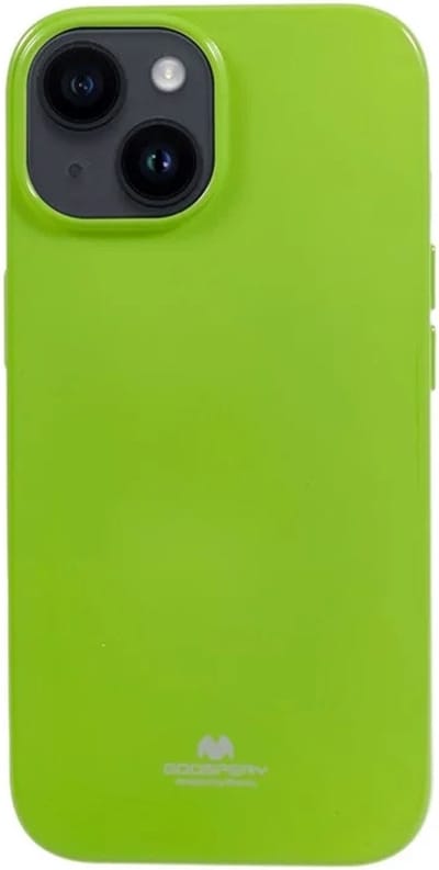 Goospery - iPhone 15 - Backcover hoesje Jelly - Groen