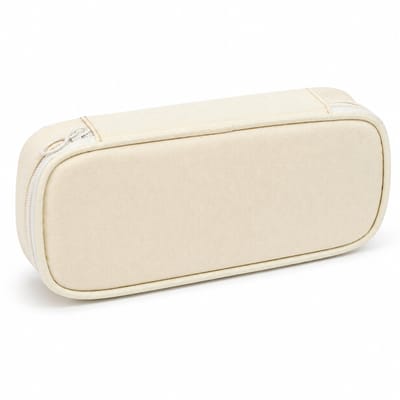 VHV-Minimalistisch Etui Rijstwit - Grote Capaciteit Pennenzak van Oxford Stof - Esthetische Stationery Organizer voor Studenten - Hoge Kwaliteit Etui - Beige