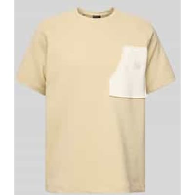 T-shirt met borstzak, model 'TERRY'