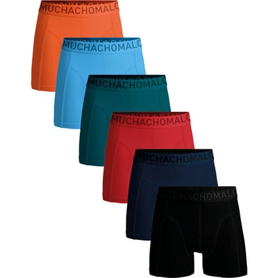 Muchachomalo Heren Boxershorts - 6 Pack - Microfiber - Ademend - Sneldrogend - Onderbroeken Heren - Normale Lengte - Mannen Onderbroeken