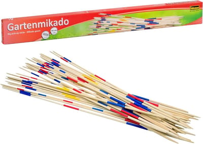 Buiten spel - Houtenspel - Buiten spelen - 31 bamboe stokken - 91 cm - Assortiment