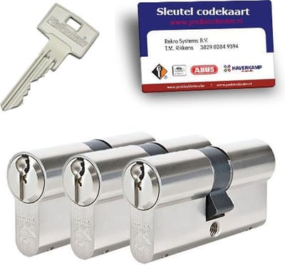 Pfaffenhain ZS31E SKG2 - cilindersloten - 3 stuks gelijksluitend - 30/30