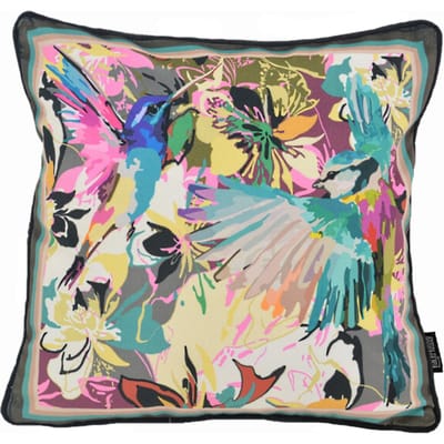 Gek op kussens! Velvet artistic birds | 45 x 45 cm | kussenhoes | polyester