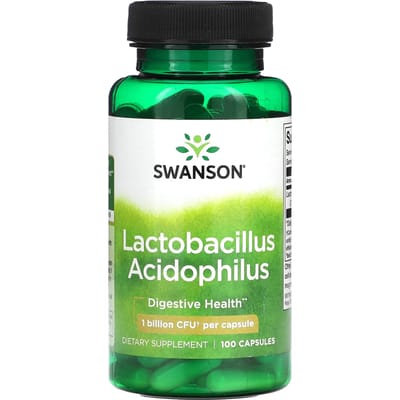 Lactobacillus acidophilus, 1 miljard kve, 100 capsules