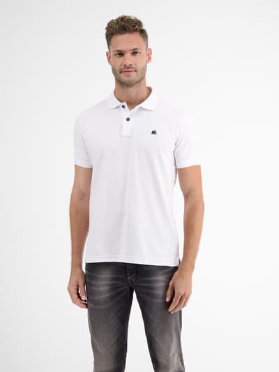 LERROS Poloshirt met COOL & DRY-functie in piquékwaliteit , Maat: M , Kleur: WHITE , 60% katoen, 40% polyester